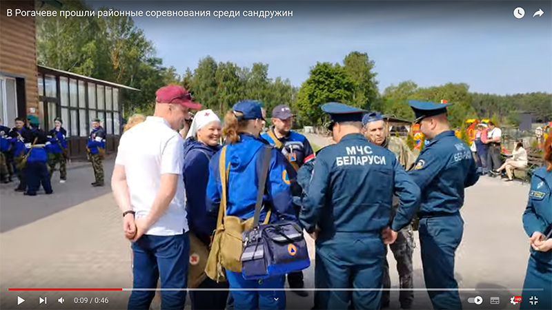 В Рогачеве прошли районные соревнования среди сандружин