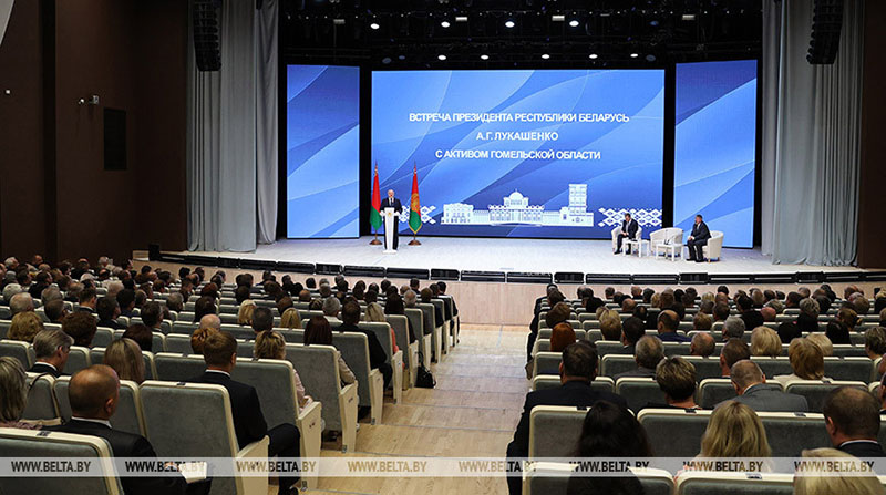Лукашенко встречается сегодня с активом Гомельской области