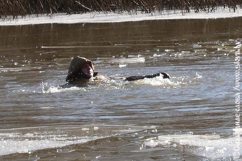 В Рогачеве в Днепре под лед провалился… водолаз