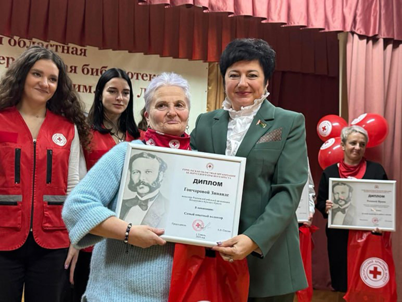 Зинаида Гончарова из Рогачева – самый опытный волонтер Гомельщины
