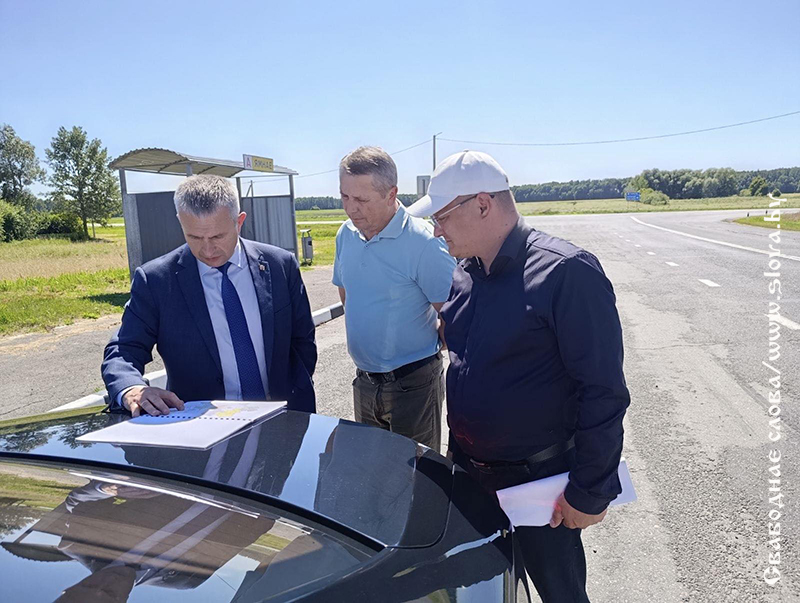 В поле зрения губернатора - уборочная на Рогачевщине 