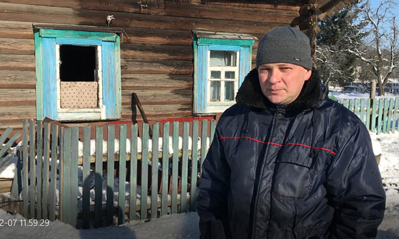 Рогачевский район. Жителю деревни Кистени удалось спасти на пожаре пожилую женщину