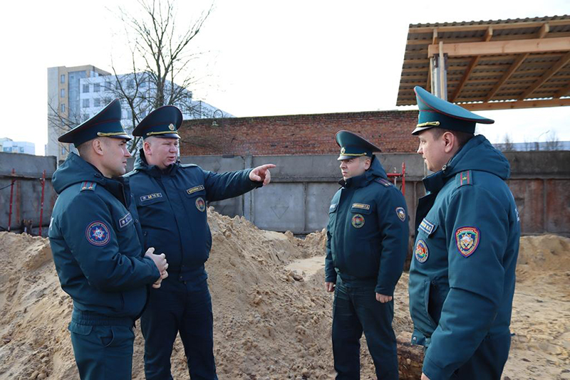 Заместитель начальника Гомельского областного управления МЧС Иван Егеров с рабочим визитом посетил Рогачевский район