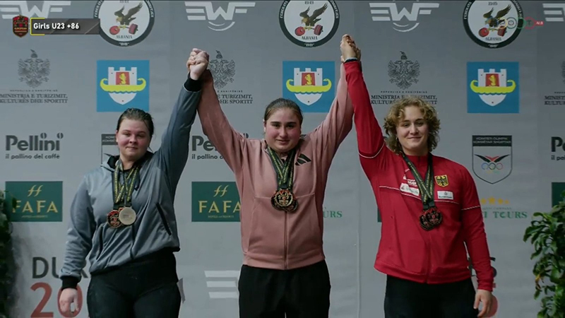 Рогачевская тяжелоатлетка Елена Бондарева – серебряная призерка чемпионата Европы