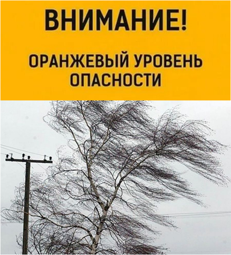 Предупреждение о неблагоприятном гидрометеорологическом явлении!!!