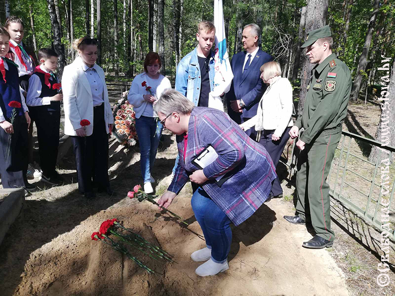 Неизвестный солдат нашел вечный покой на Рогачевщине