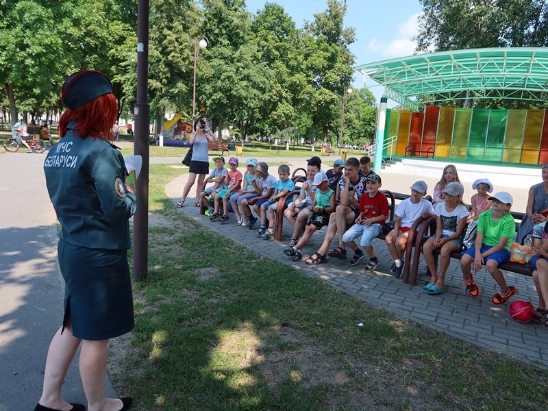 В Рогачеве каникулы проходят БЕЗОПАСНО
