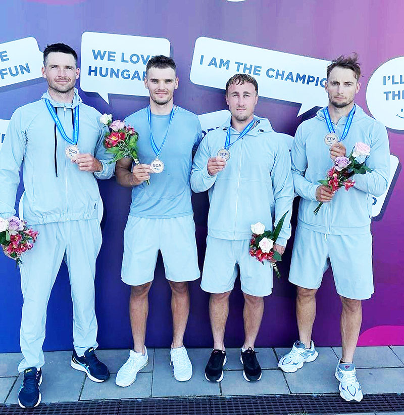 Рогачевский гребец Никита Бориков завоевал два золота на чемпионате Европы