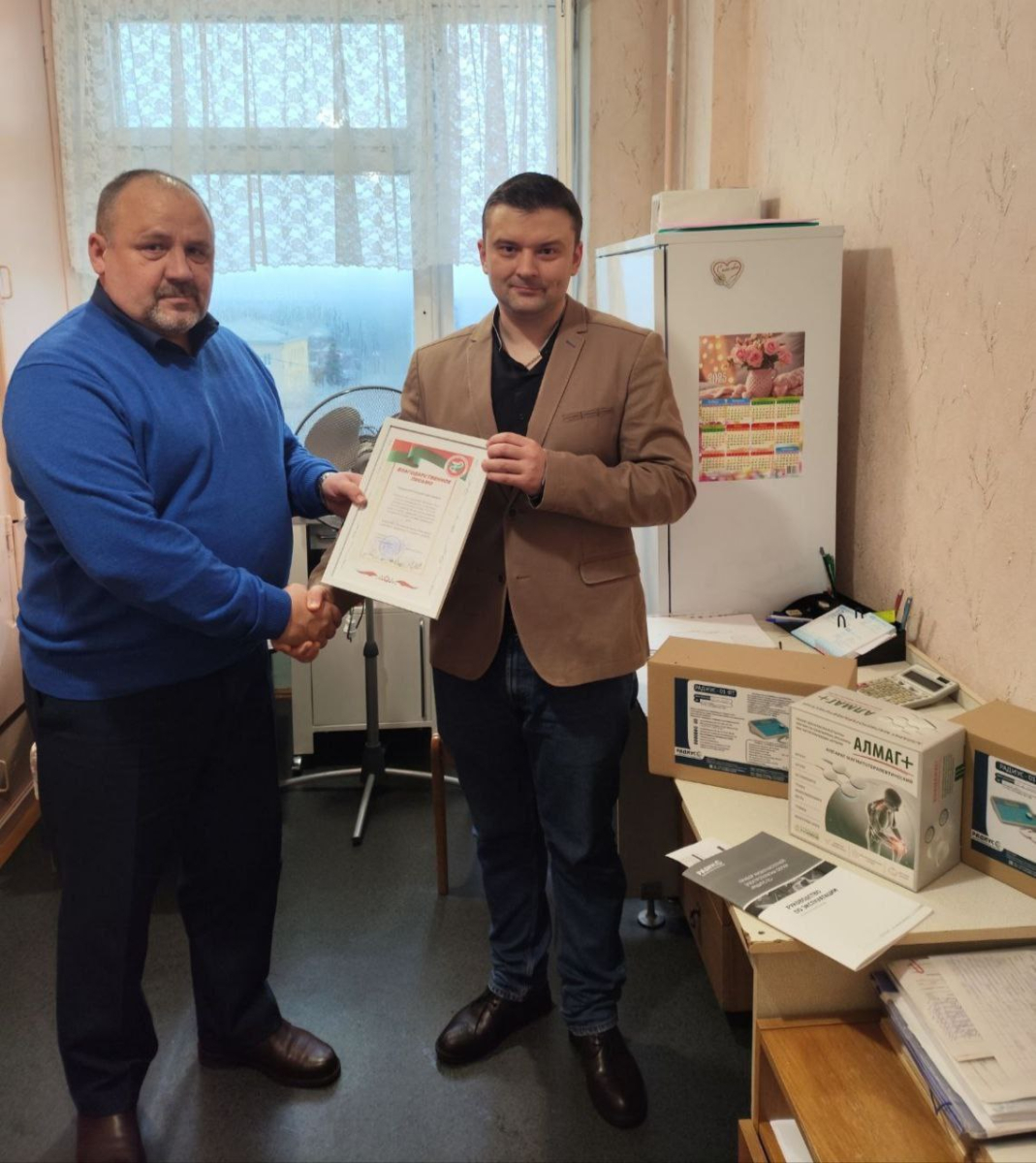 Новое медицинское оборудование появилось в Рогачевской центральной райбольнице