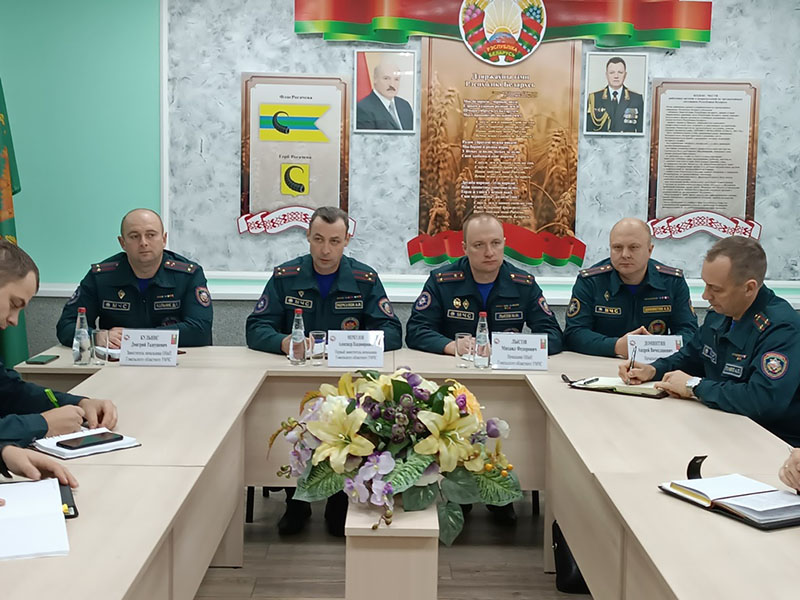 На Рогачевщине прошел семинар с должностными лицами органов  государственного пожарного надзора Гомельской области