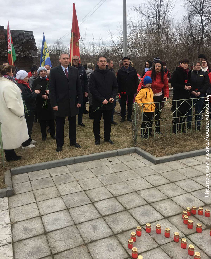 В каждой нашей семье с нами малые дети Хатыни… На Рогачевщине состоялся автопробег «Дорогами сожженных деревень»